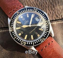 Ultra rare Vintage diver Omega Seamaster 300 166.024 with stunning gilt dial