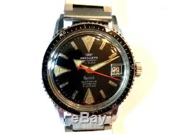 Ultra rare diver sub caribbean tropical 1960 vintage automatic as zenith omega
