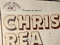 Ultra rare one off Chris Rea Gig poster 1983 unreleased Draught rarity vintage