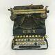 Ultra Rare Vintage Antique Old Era Portable Typewriter Types 3 Bank Keys Italy