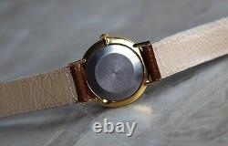 Ultra rare vintage watch Vympel, authentic strap. Soviet ultra slim watch, 60s