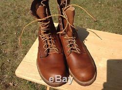 VINTAGE 1960's, NEW, ULTRA RARE RED WING 947 HERITAGE WORK BOOTS, DEAD STOCK