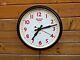 Vintage Electric Smiths Sectric Red Faced Railway Clock. Restored Ultra Rare
