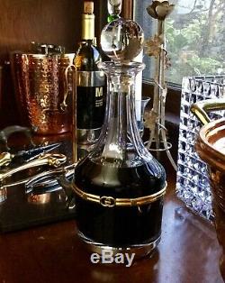 VINTAGE GUCCI 70s DECANTER ULTRA RARE BEAUTIFUL CONDITION BAR COLLECTIBLE