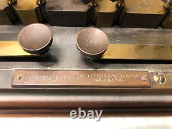 VINTAGE Queen Co Leeds & Northrop No. 81 Decade Resistor Box 1800's ULTRA RARE