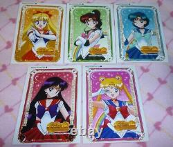 VINTAGE ULTRA RARE Sailor Moon PALETTE PLAZA BROMIDE PHOTO CARD BANDAI CARDDASS