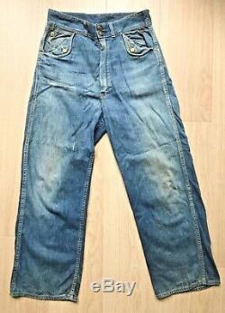 VTG 1950s 50s HEADLIGHT Denim Jeans Ultra Rare Rockabilly W28
