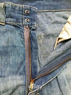 VTG 1950s 50s HEADLIGHT Denim Jeans Ultra Rare Rockabilly W28