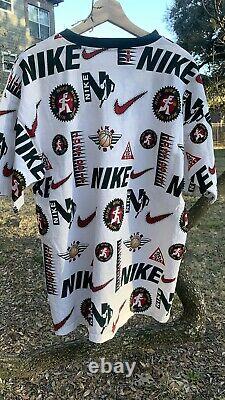 VTG 90s Bootleg Nike ACG All Over Print Shirt Size Laege ULTRA RARE Made In USA