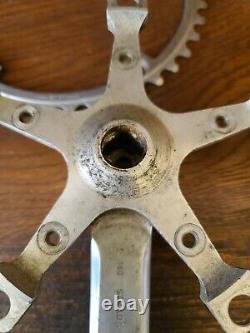 VTG Campagnolo SUPER RECORD 180MM ULTRA RARE TRIPLE! EXTREMELY SCARCE
