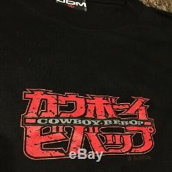 VTG Cowboy Bebop ODM XL NOS anime Sunrise Shirt Ultra Rare Free S&H