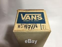 VTG Mens NIB Vans 1976 OG 1 Era Cream Skate Shoes Made In USA 7.5 Ultra Rare