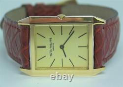 Vintage 18k PATEK PHILIPPE Unisex Ultra-Thin Winding Watch Ref 3491 RARE EXLNT