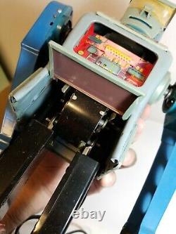 Vintage 1960s Marx Mr. Mercury Ultra Rare Walks & Bows! Japan Tin Toy Robot