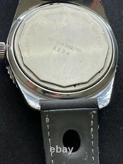 Vintage 1960s Nicolet Skindiver 900 Watch 41mm Ultra Cool & Ultra Rare