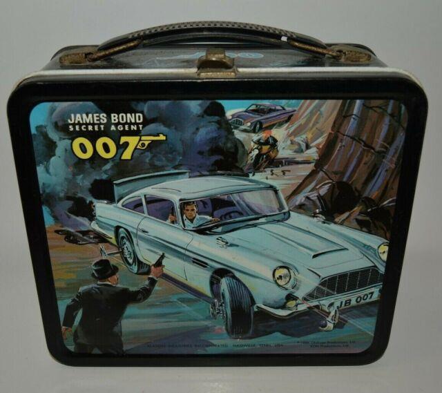 Vintage 1966 James Bond 007 Metal Lunchbox Minty High Grade Ultra Rare