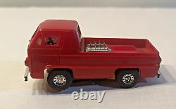 Vintage 1968 Tyco-s Red Wheelie Truck Dodge A100 Electric Slot Ultra Rare Runs