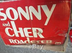 Vintage 1977 Mego Sonny And Cher Roadster Ultra Rare With Box And Contents