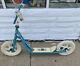 Vintage 1980's Gt Zoot Scoot Scooter Ultra Rare Color Light Blue Bmx Freestyle