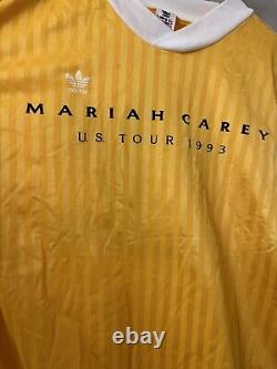 Vintage 1993 Ultra Rare Mariah Carey Adidas Music Box U. S. Tour Team Jersey