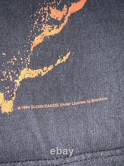 Vintage 1994 Ultra Rare Glenn Danzig All Hallows Eve Shirt Brockum Tag USA XL