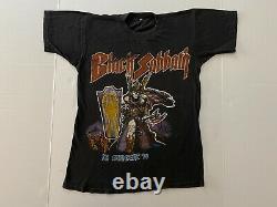 Vintage 70s Black Sabbath 666 Ultra Rare Bloody 1978 Tour Concert Rare T Shirt S