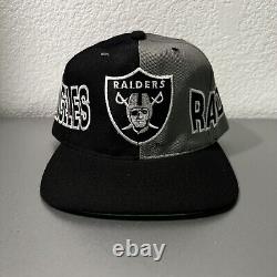 Vintage 90's ULTRA RARE! Los Angeles Raiders ANNCO Snapback 100% WOOL Hat NWOT