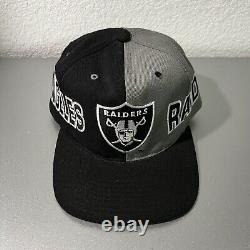 Vintage 90's ULTRA RARE! Los Angeles Raiders ANNCO Snapback 100% WOOL Hat NWOT