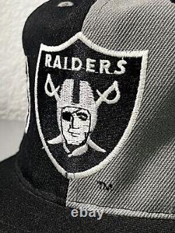 Vintage 90's ULTRA RARE! Los Angeles Raiders ANNCO Snapback 100% WOOL Hat NWOT