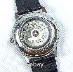 Vintage Atlantic Watch Incabloc 21 Jewels Automatic Men 1960's 40 MM Ultra Rare
