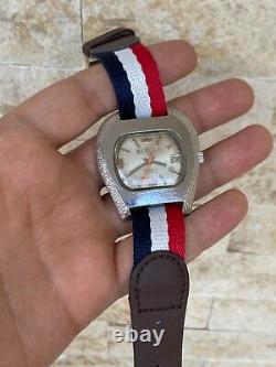 Vintage Barlux Super Watch Automatic 21 J Gents Ultra Rare 45 MM Jumbo 1970's