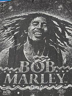 Vintage Bob Marley 90s 80s One Love AOP Shirt ULTRA RARE XL JamaicanStyle Single