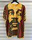 Vintage Bob Marley Tie Dye All Over Print T-shirt Rasta Xl Ultra Rare