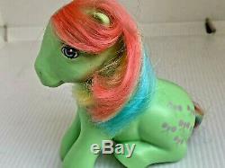 Vintage Brazil Estrela My Little Pony Bowtie Sitting Ultra Rare
