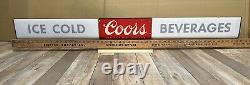 Vintage COORS ULTRA RARE Sign LightUp Union Labels Everbrite Mfg. 58