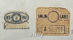 Vintage COORS ULTRA RARE Sign LightUp Union Labels Everbrite Mfg. 58