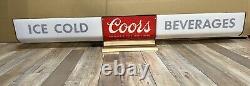 Vintage COORS ULTRA RARE Sign LightUp Union Labels Everbrite Mfg. 58