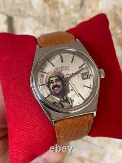 Vintage Certina Saddam Hussein Special Watch Ultra Rare Iraq President 1980's