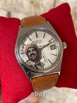 Vintage Certina Saddam Hussein Special Watch Ultra Rare Iraq President 1980's