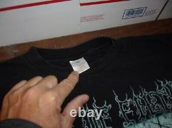 Vintage Cradle of Filth 1996 black Dusk is Unveiled cotton t-shirt ULTRA RARE XL