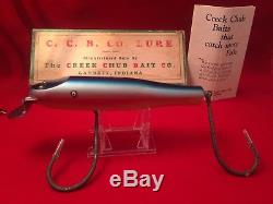 Vintage Creek Chub Tarpon Pikie, ULTRA RARE Uncatalogued Rainbow Single Hook