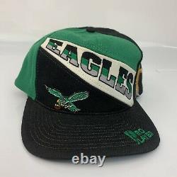 Vintage Deadstock Philadelphia Eagles Logo Athletic NFL Snapback Hat ULTRA RARE