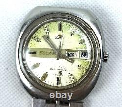 Vintage Enicar Watch Ocean Pearl Automatic Day Date 167-07-02 1970's Ultra Rare
