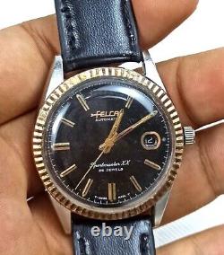 Vintage Felca Sportmaster XX Watch 25 Jewels Automatic Ultra Rare Black Gold Men
