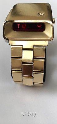 Vintage Girard Perregaux Casquette Led Watch Ref 9931 Ultra Rare All Original GP