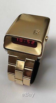 Vintage Girard Perregaux Casquette Led Watch Ref 9931 Ultra Rare All Original GP
