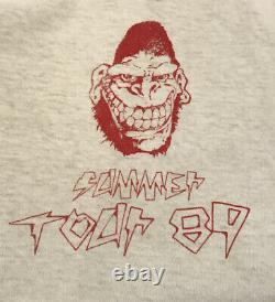 Vintage Gorilla Biscuits Summer Tour 89 Ultra Rare T-shirt 1989 Hardcore Sxe