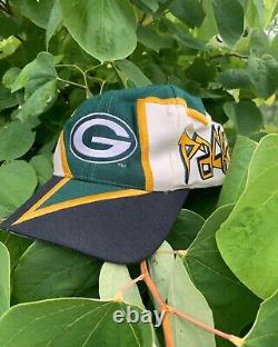 Vintage Green Bay Packers Sharktooth Spellout Hat Ultra Rare