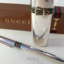Vintage Gucci 925 Silver Lighter/stash Case Ultra Rare Nice Condition