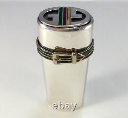 Vintage Gucci 925 Silver Lighter/stash Case Ultra Rare Nice Condition